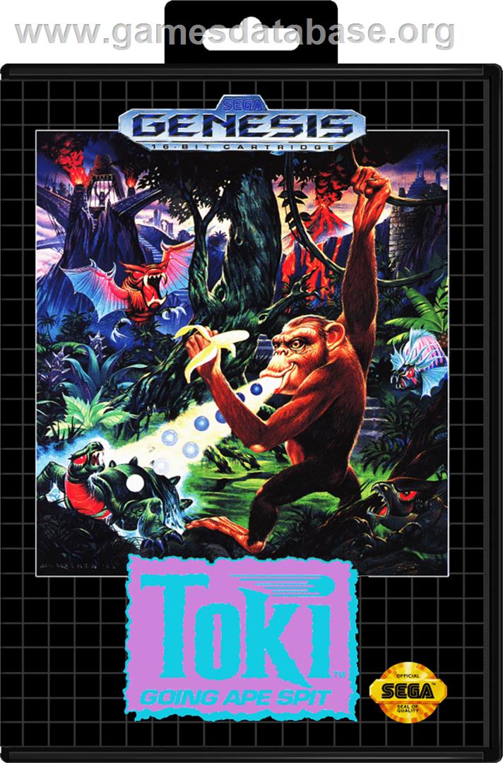 Toki: Going Ape Spit - Sega Genesis - Artwork - Box