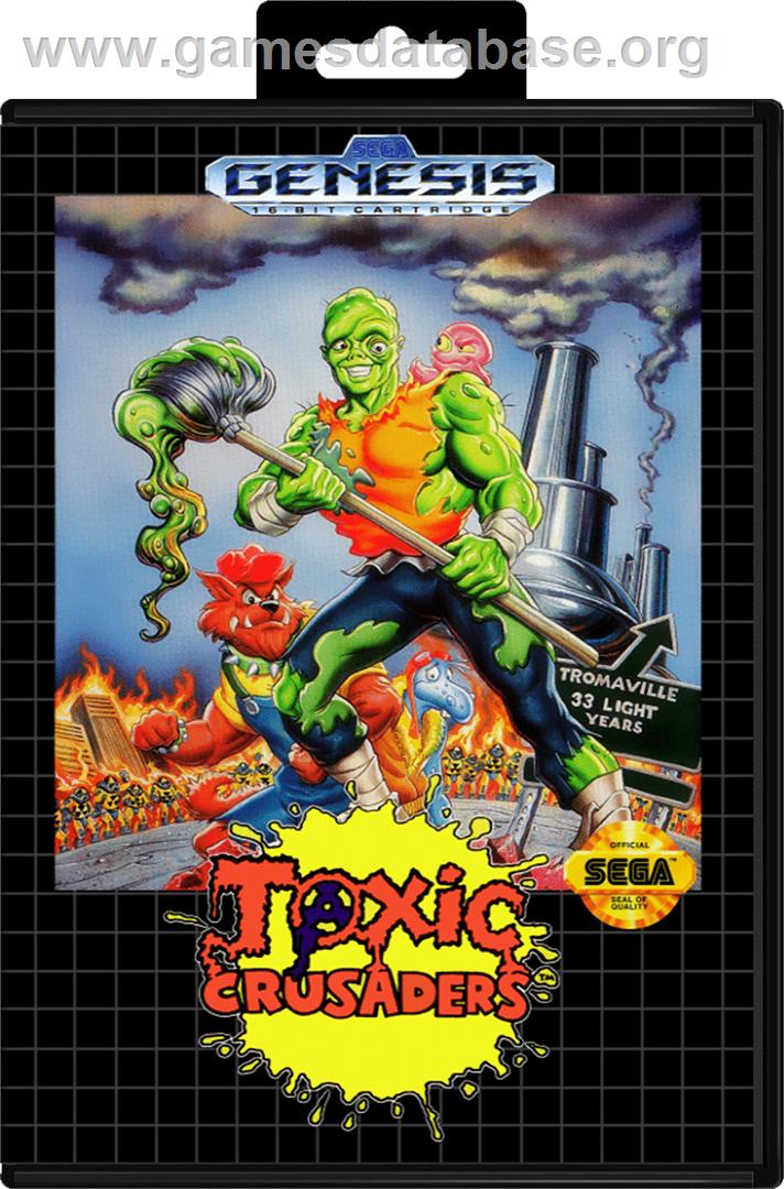 Toxic Crusaders - Sega Genesis - Artwork - Box
