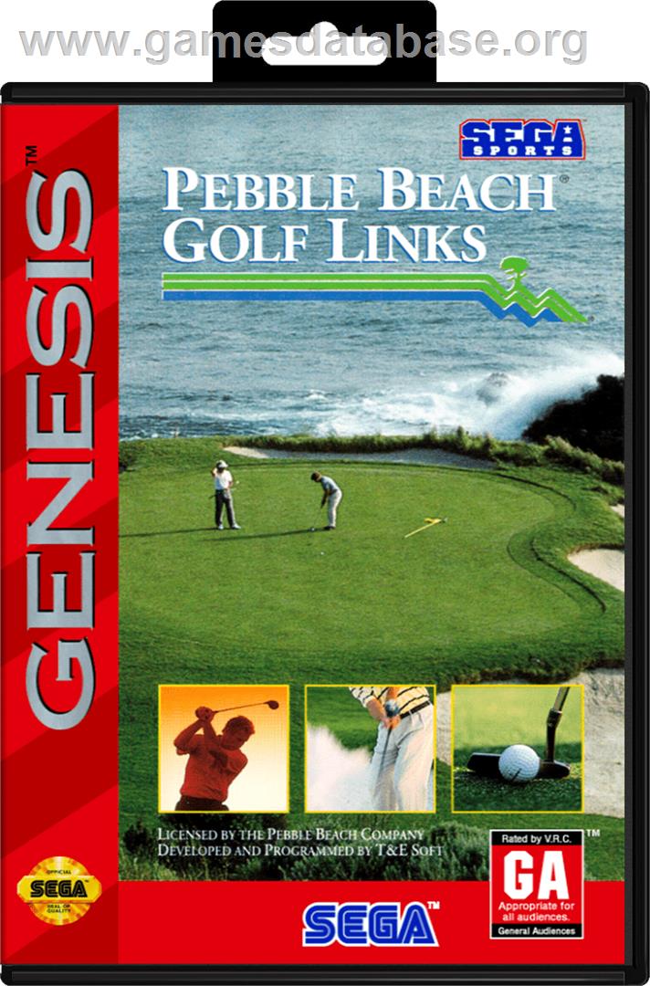 True Golf Classics: Pebble Beach Golf Links - Sega Genesis - Artwork - Box