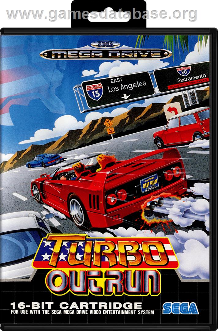 Turbo Out Run - Sega Genesis - Artwork - Box