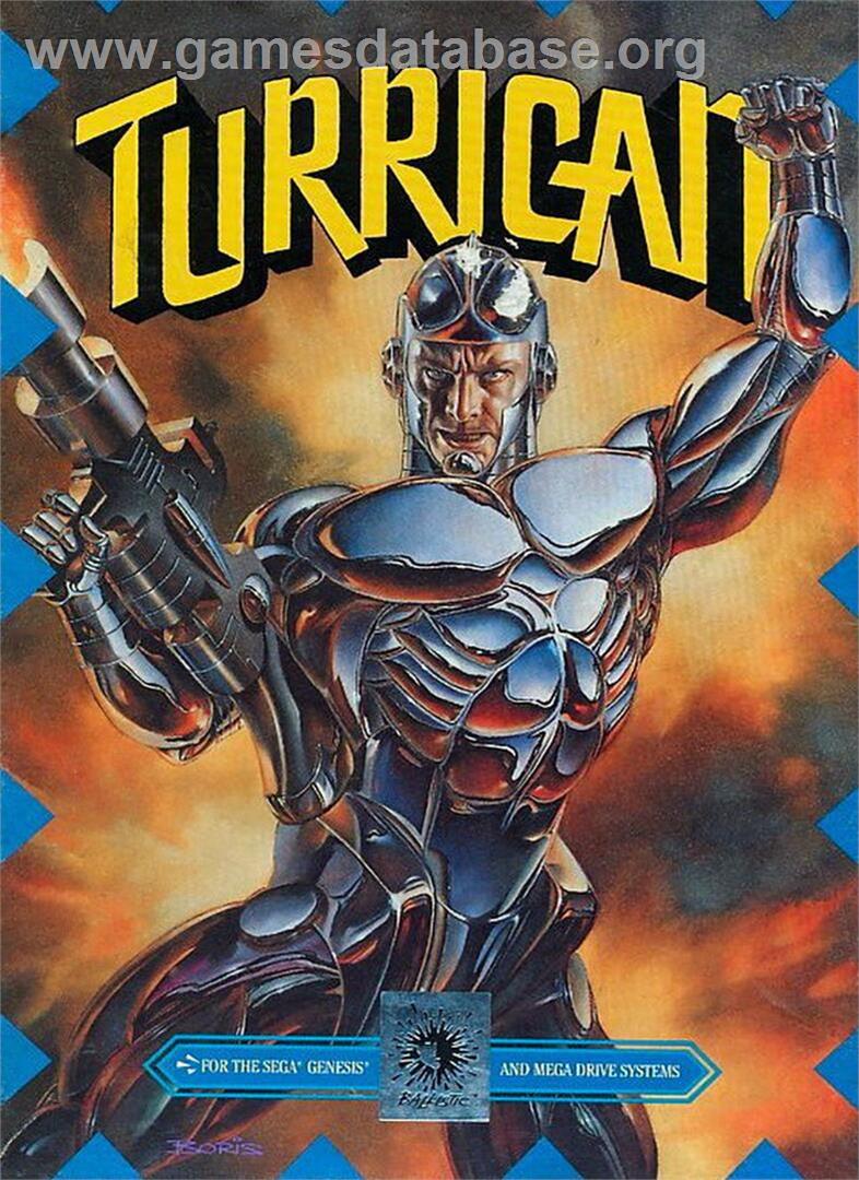 Turrican - Sega Genesis - Artwork - Box
