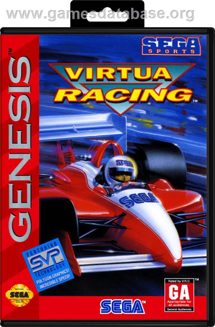 Virtua Racing - Sega Genesis - Artwork - Box