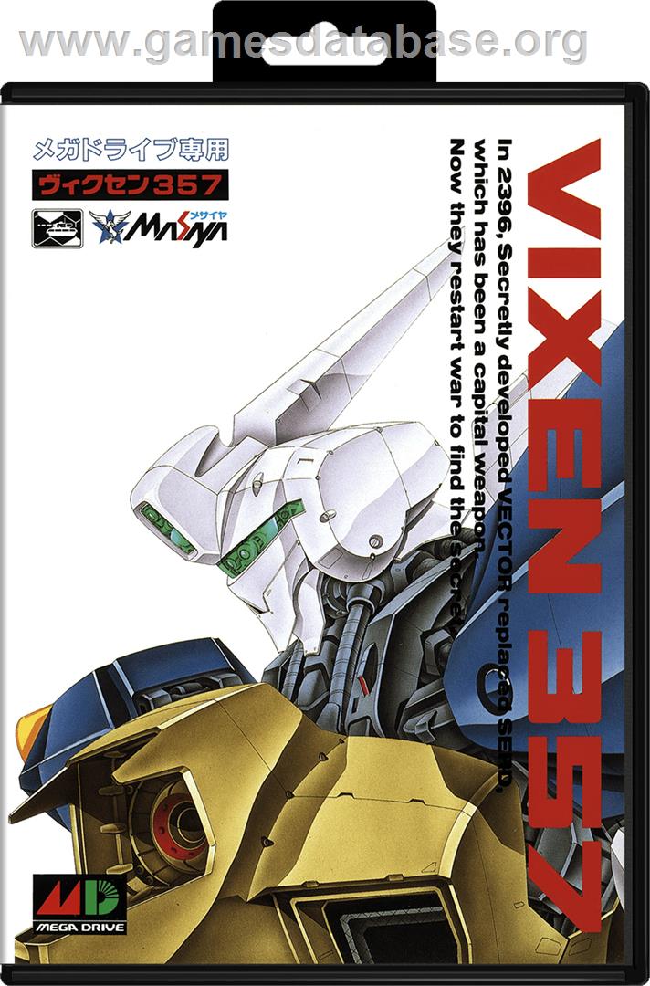 Vixen 357 - Sega Genesis - Artwork - Box