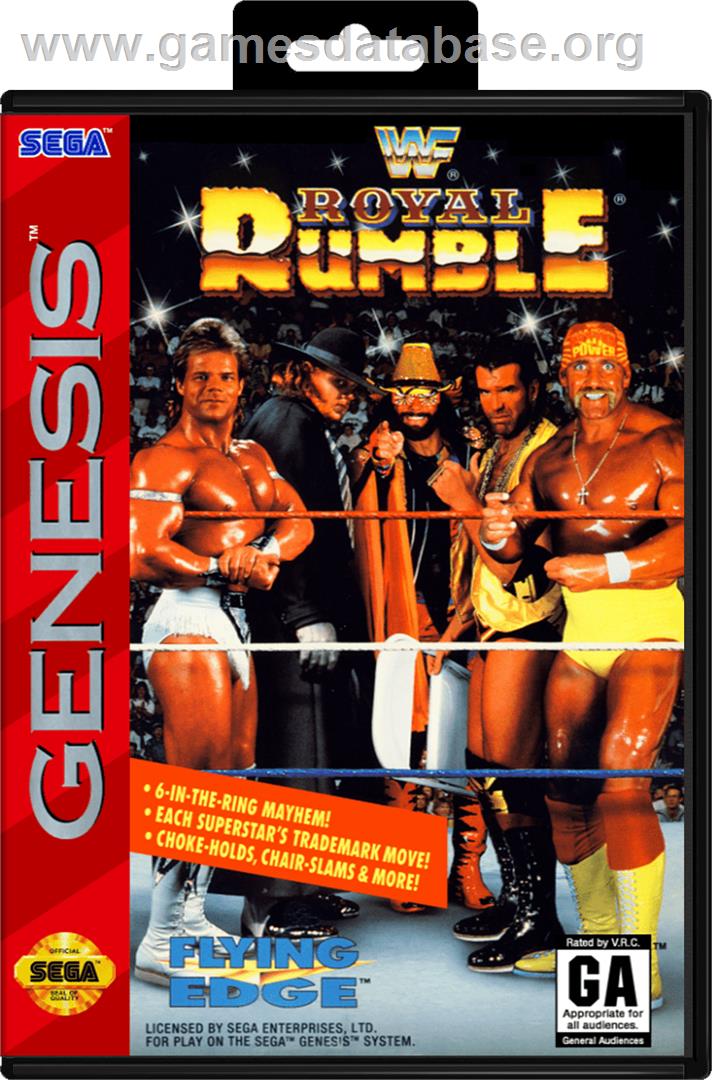 WWF Royal Rumble - Sega Genesis - Artwork - Box