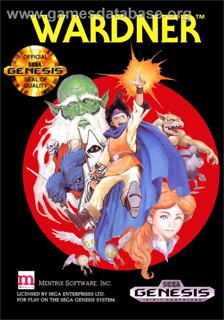 Wardner - Sega Genesis - Artwork - Box
