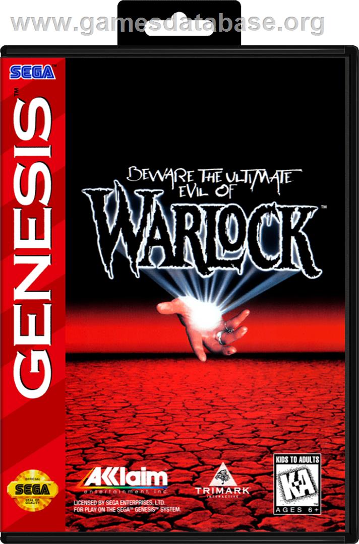 Warlock - Sega Genesis - Artwork - Box