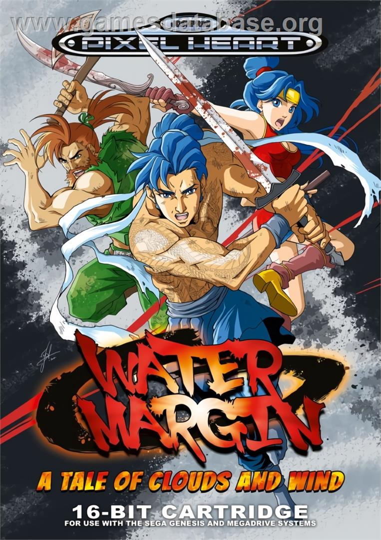 Water Margin - A Tale of Clouds and Wind - Sega Genesis - Artwork - Box
