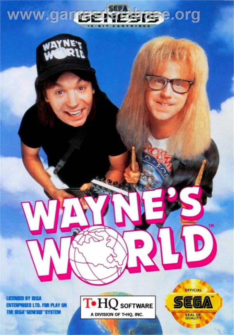 Wayne's World - Sega Genesis - Artwork - Box