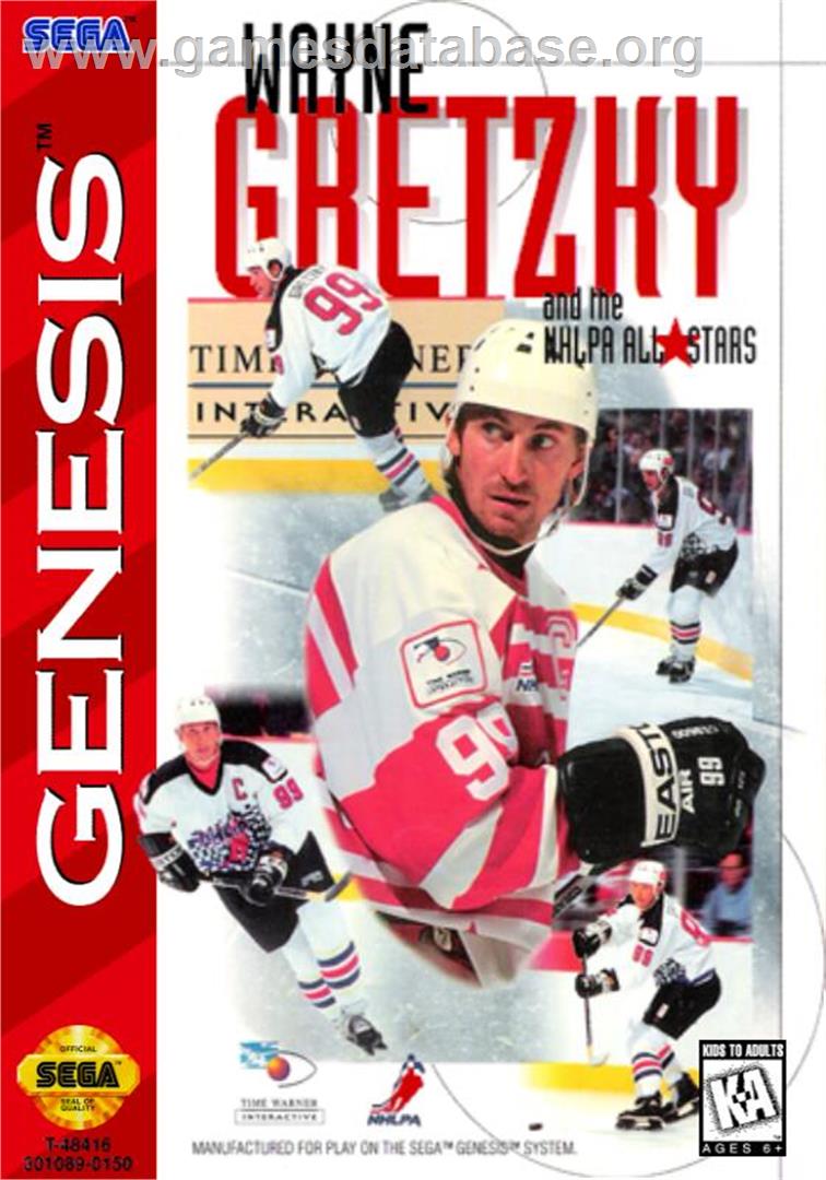 Wayne Gretzky And The Nhlpa All-stars - Sega Genesis - Artwork - Box
