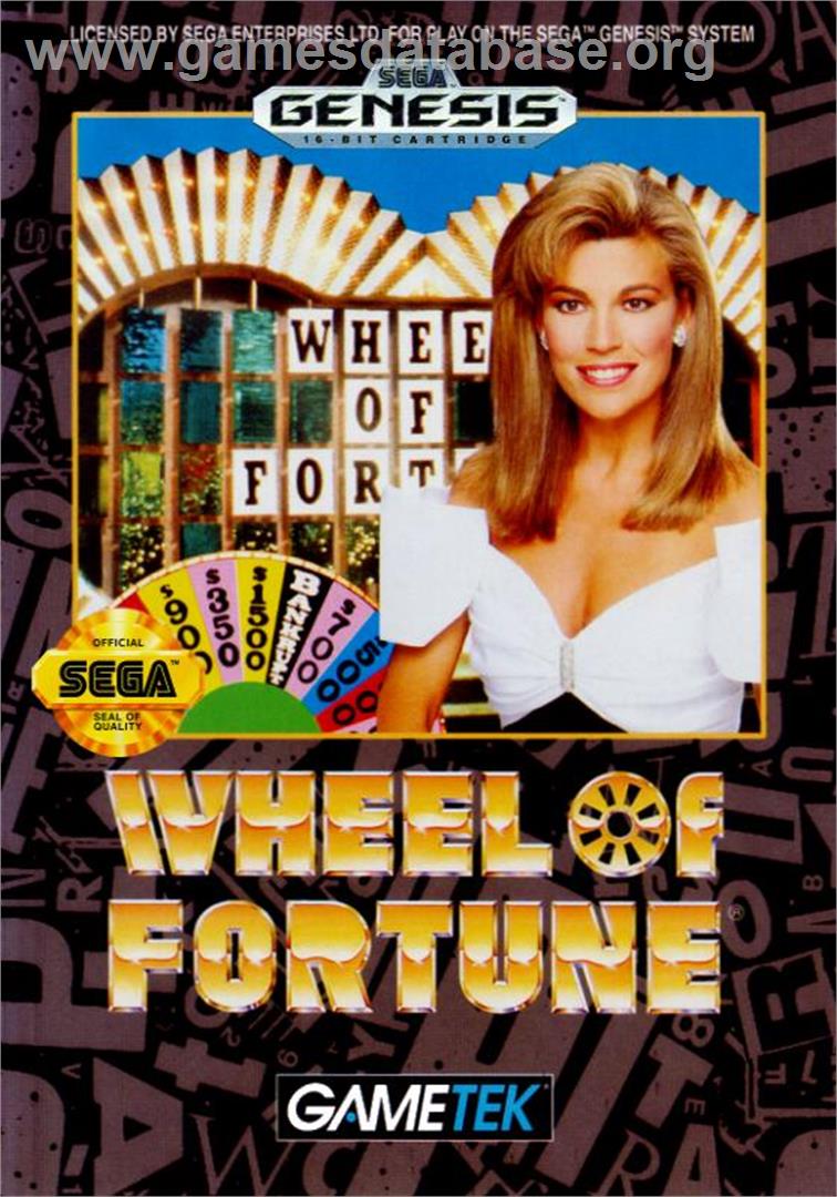 Wheel Of Fortune - Sega Genesis - Artwork - Box