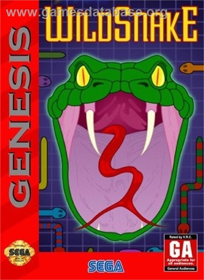 Wild Snake - Sega Genesis - Artwork - Box