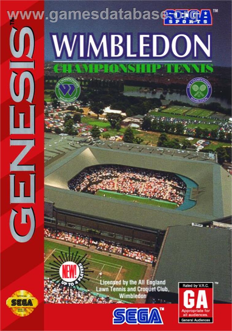 Wimbledon - Sega Genesis - Artwork - Box