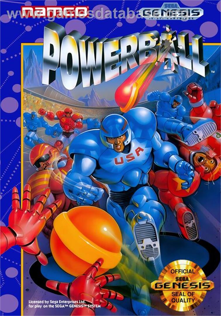 Wrestleball - Sega Genesis - Artwork - Box