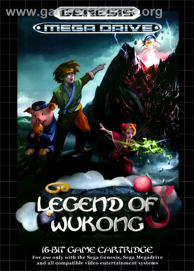 Wu Kong Wai Zhuan - Sega Genesis - Artwork - Box