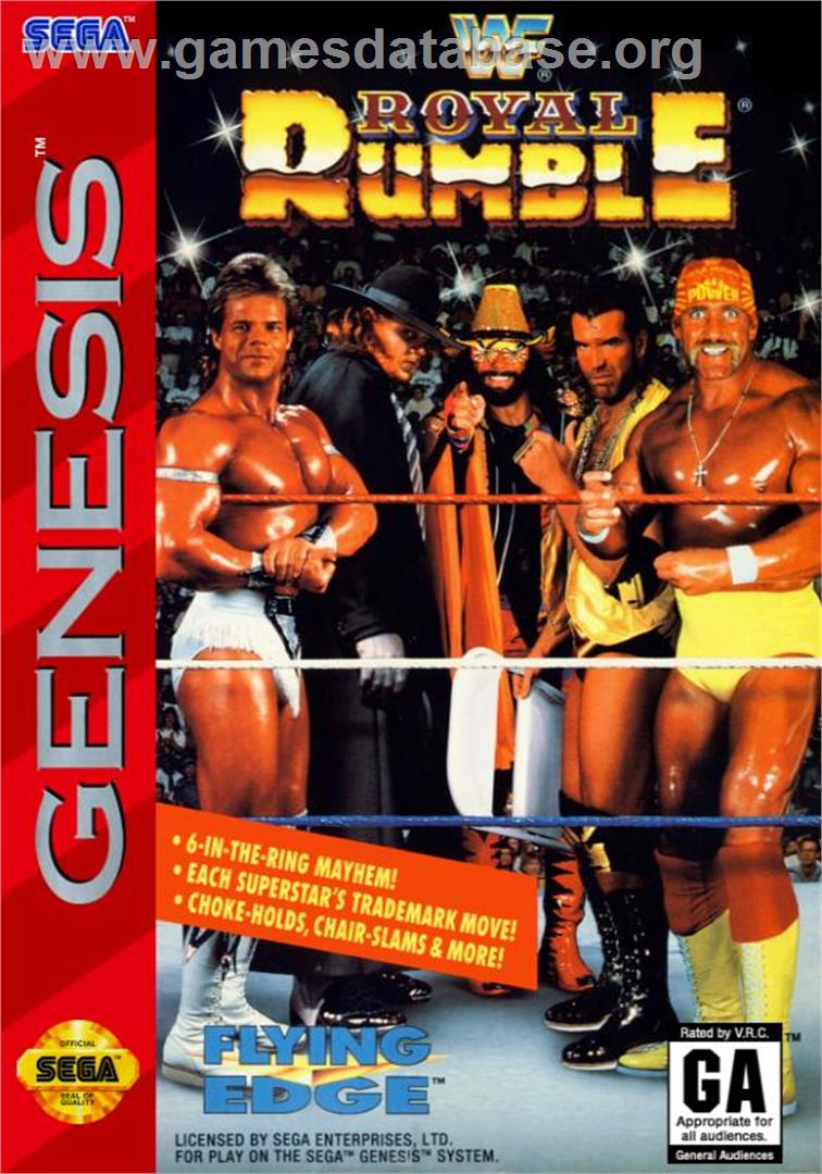 Wwf Royal Rumble - Sega Genesis - Artwork - Box