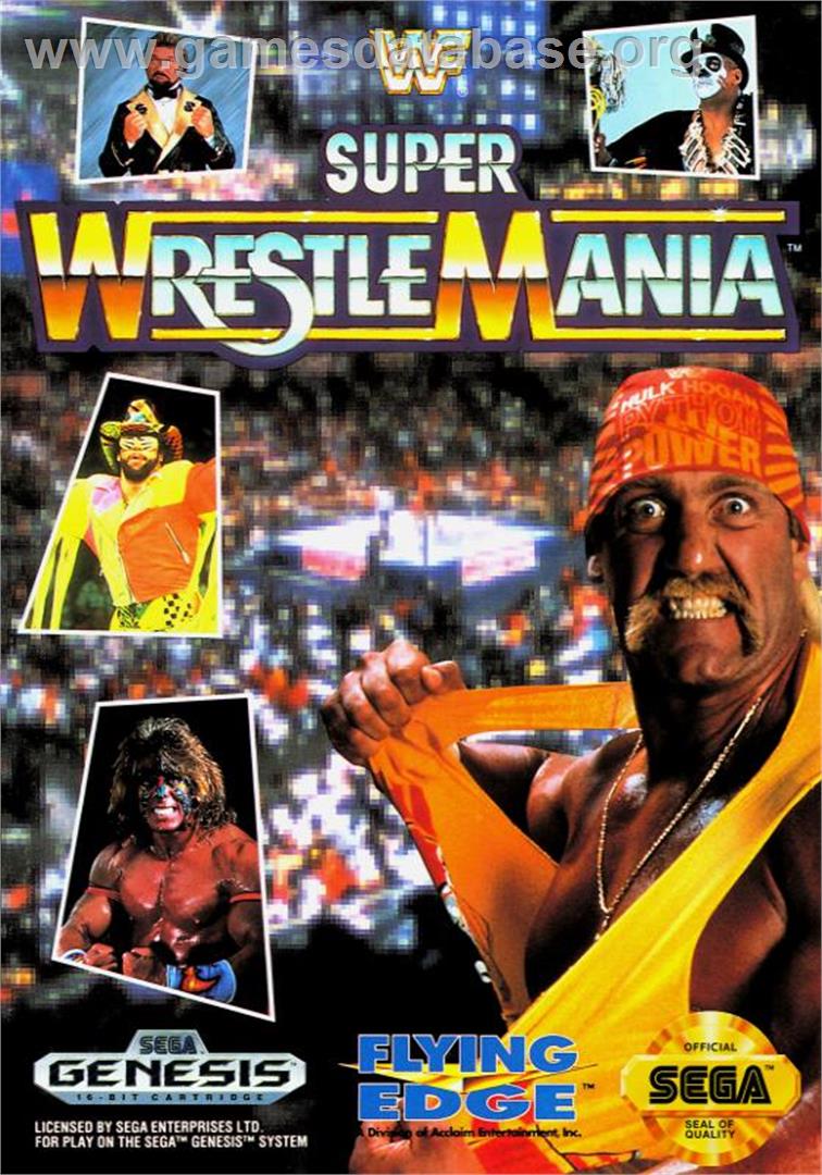 Wwf Super Wrestlemania - Sega Genesis - Artwork - Box