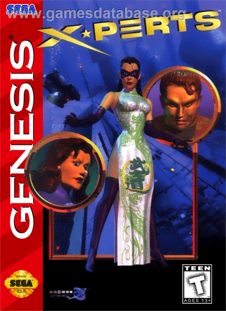 X-Perts - Sega Genesis - Artwork - Box
