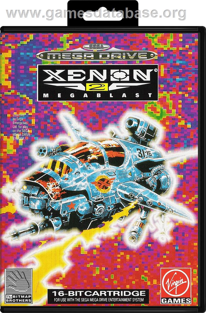 Xenon 2: Megablast - Sega Genesis - Artwork - Box