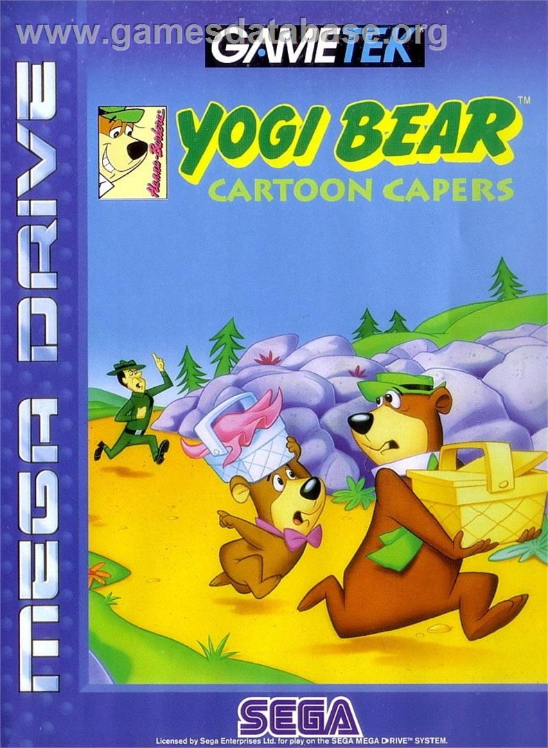 Yogi Bear - Cartoon Capers - Sega Genesis - Artwork - Box