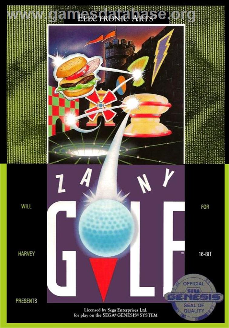 Zany Golf - Sega Genesis - Artwork - Box