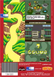 Box back cover for Academia Do Saber on the Sega Genesis.