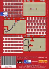 Box back cover for Aquaduto on the Sega Genesis.