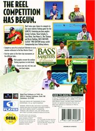 Box back cover for Bass Masters Classic - Pro Edition on the Sega Genesis.