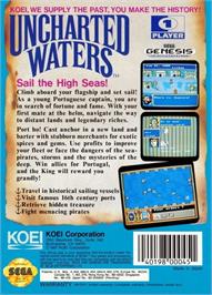 Box back cover for Daikoukai Jidai on the Sega Genesis.