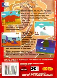 Box back cover for Ferias Frustradas Do Pica-pau on the Sega Genesis.