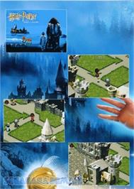 Box back cover for Harry Potter on the Sega Genesis.