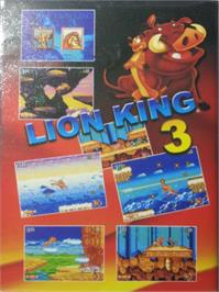 Box back cover for Lion King 3, The on the Sega Genesis.