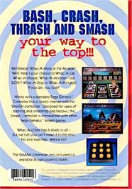 Box back cover for Mallet Legend on the Sega Genesis.