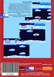 Box back cover for Pedreiro Polar on the Sega Genesis.