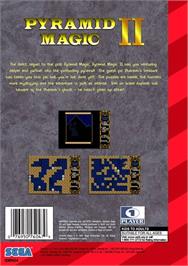 Box back cover for Pyramid Magic 2 on the Sega Genesis.