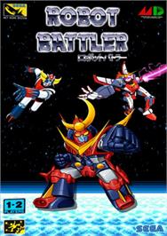 Box back cover for Robot Battler on the Sega Genesis.