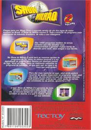 Box back cover for Show Do Milhao Volume 2 on the Sega Genesis.