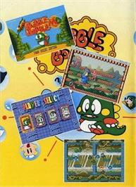 Box back cover for Super Bubble Bobble on the Sega Genesis.