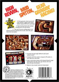 Box back cover for Super Off Road on the Sega Genesis.