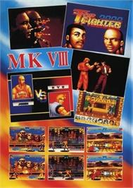 Box back cover for Top Fighter 2000 MK VIII on the Sega Genesis.
