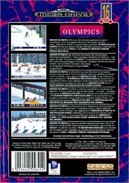 Box back cover for Winter Olympics: Lillehammer '94 on the Sega Genesis.