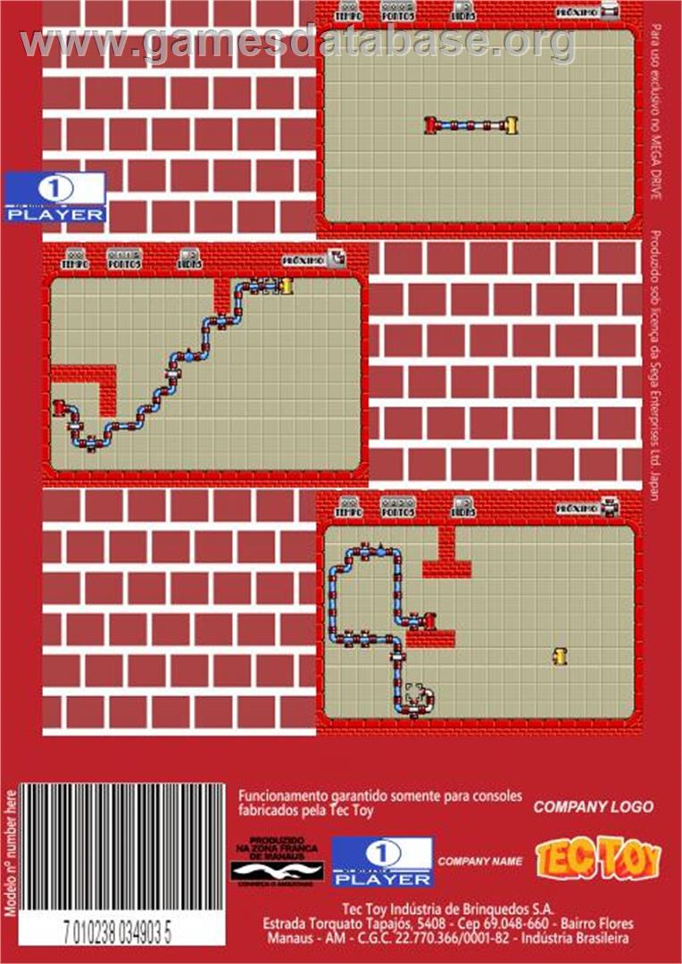 Aquaduto - Sega Genesis - Artwork - Box Back