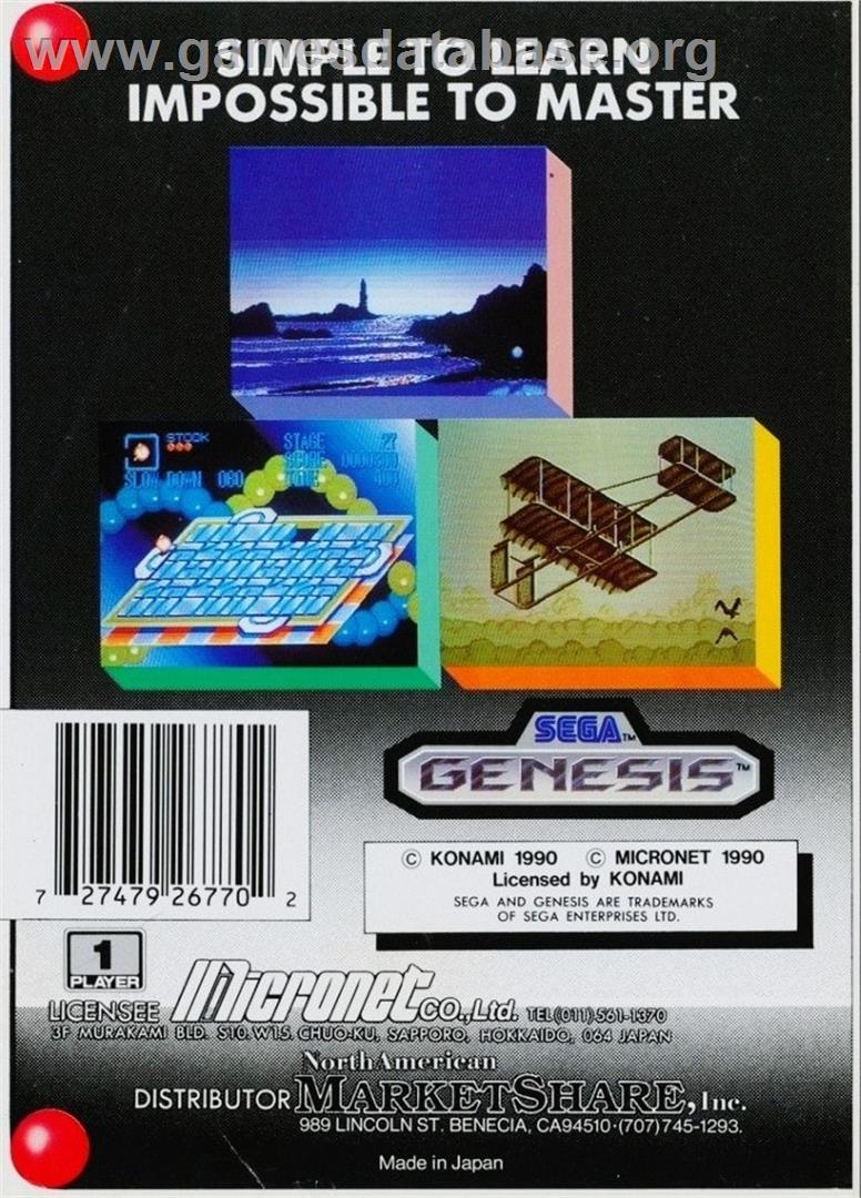 Junction - Sega Genesis - Artwork - Box Back