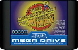 Cartridge artwork for Adventures of Mighty Max, The on the Sega Genesis.