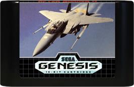 Cartridge artwork for After Burner 2 on the Sega Genesis.