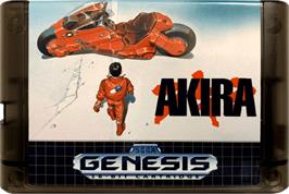 Cartridge artwork for Akira on the Sega Genesis.