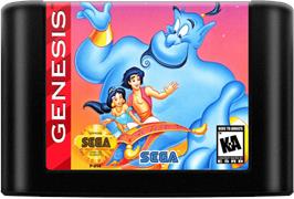 Cartridge artwork for Aladdin 2 on the Sega Genesis.