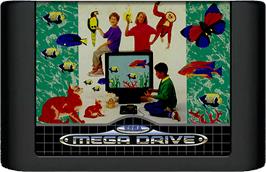 Cartridge artwork for Art Alive on the Sega Genesis.