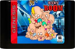 Cartridge artwork for Baby Boom on the Sega Genesis.