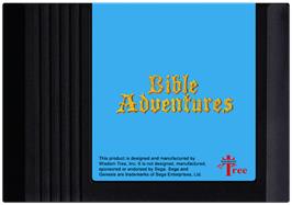 Cartridge artwork for Bible Adventures on the Sega Genesis.