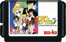 Cartridge artwork for Bishoujo Senshi Sailor Moon on the Sega Genesis.